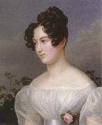 Bischoff, Franz portrait of a young woman oil painting
